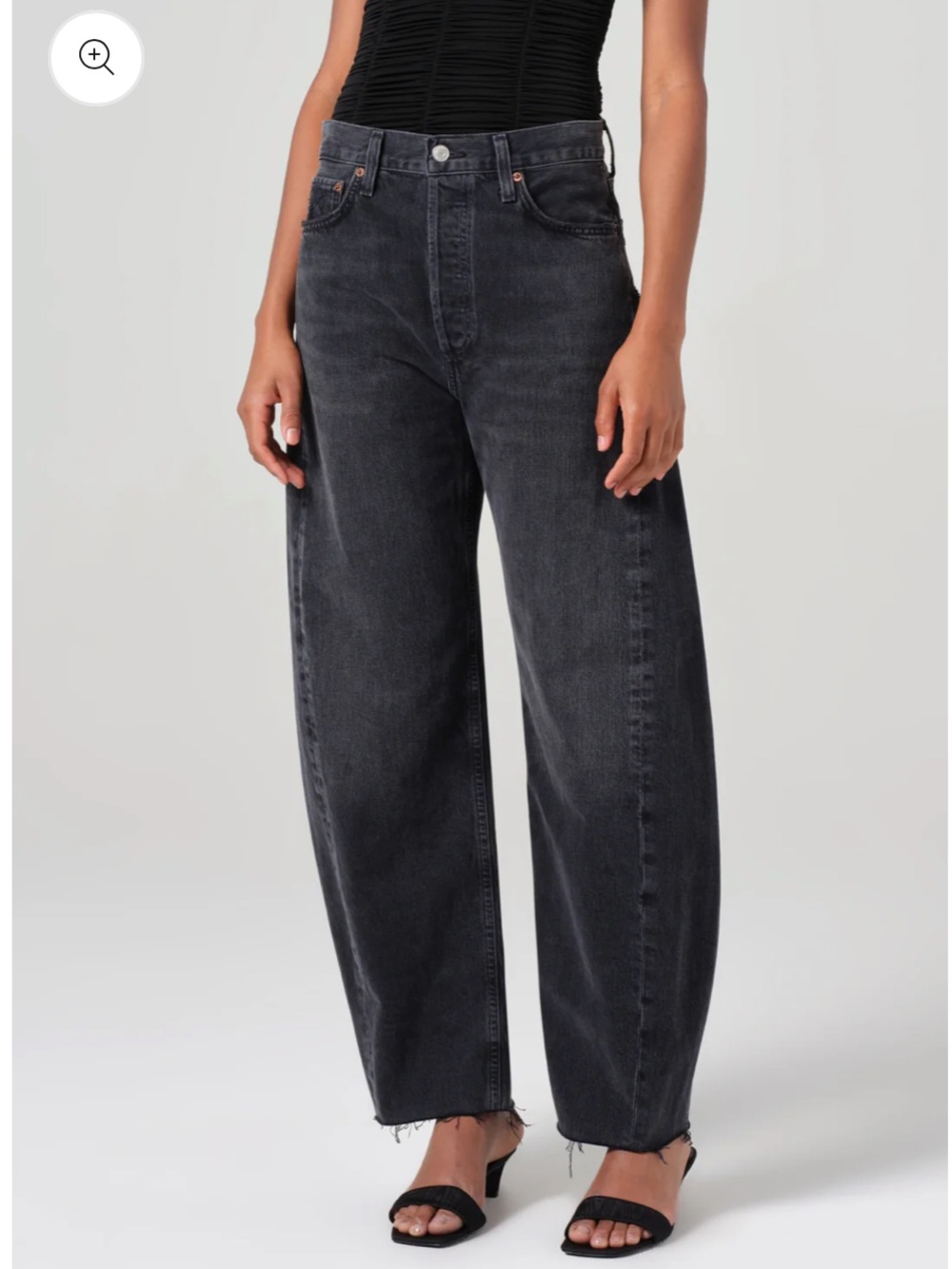 agolde luna pieced barrel jean POSSES